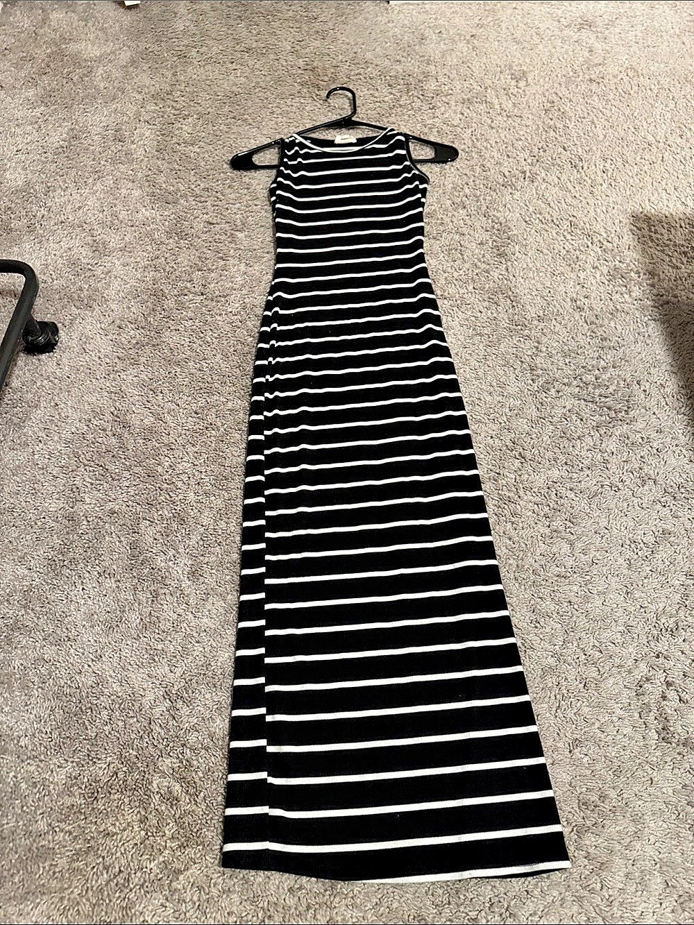 Torrid Striped Maxi Dress in Black & White